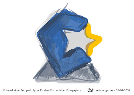 Europaplatz Skulpturentwurf