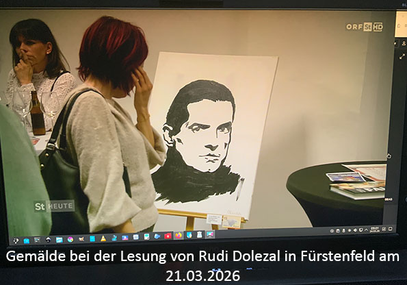 Falco Gemaelde bei der Buchpraesentation am 23.03.2026 in Fuerstenfeld